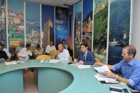 Conferenza stampa depuratore Tigullio